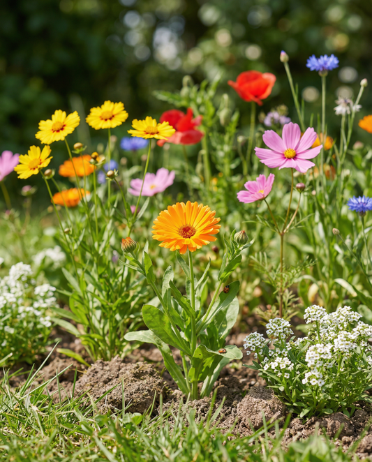 For Ladybirds Mix 50m2 Coverage – yksivuotiset kukkasiemenet SeedsChoicelta
