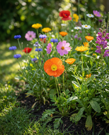 Summer Mix 100 m² peitto 400 g pakkaus – yksivuotiset kukkien siemenet SeedsChoice-verkkokaupasta