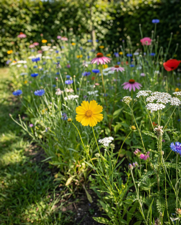 Native Wildflower Mix Meadow Blend -siemenet – yksivuotiset kukat