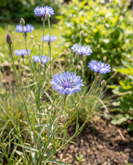 Ruiskaunokki Mix Full Sun (Centaurea cyanus) – vuosikkukkasiemenet SeedsChoice-verkkokaupasta