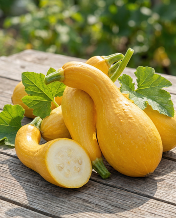 Early Summer Crookneck Squash -siemenet (Cucurbita pepo) – yksivuotinen vihannes