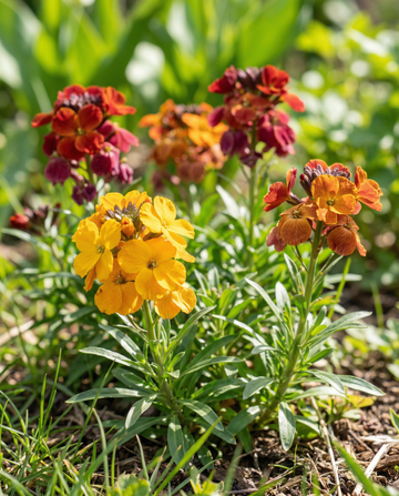 Kultatakiainen Tom Thumb Mixed (Erysimum cheiri) – kaksivuotiset kukkasiemenet SeedsChoicelta