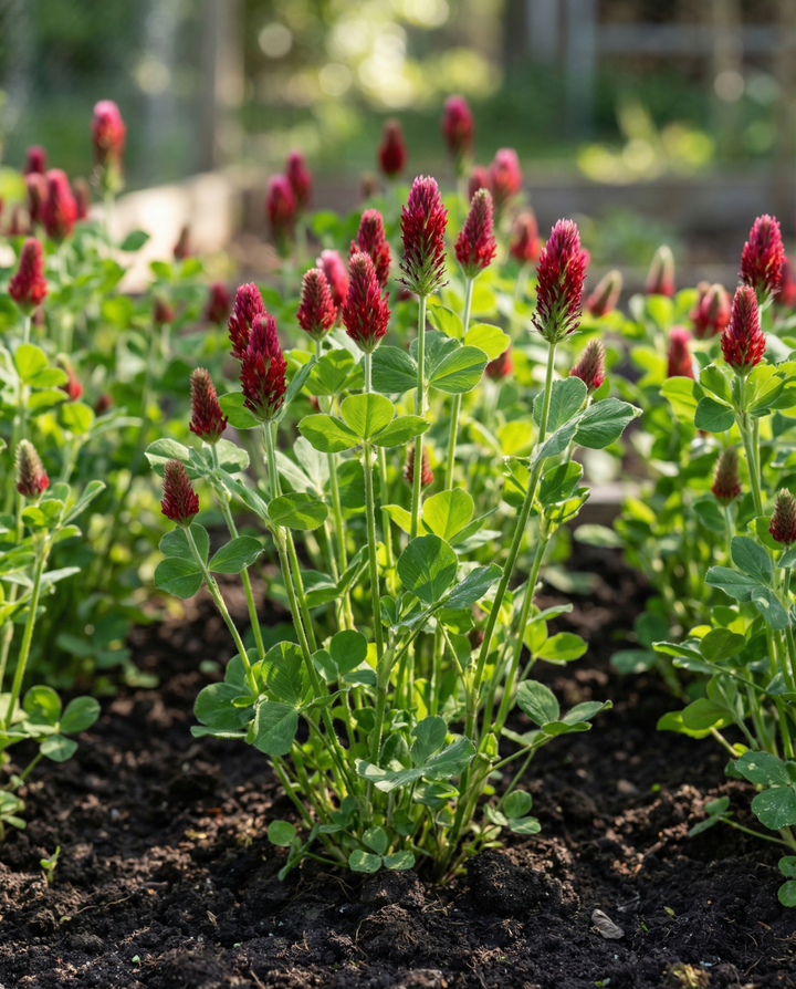 Punaisen apilan siemenet 200 g (Trifolium incarnatum) – vuosikasvin viherlannoite